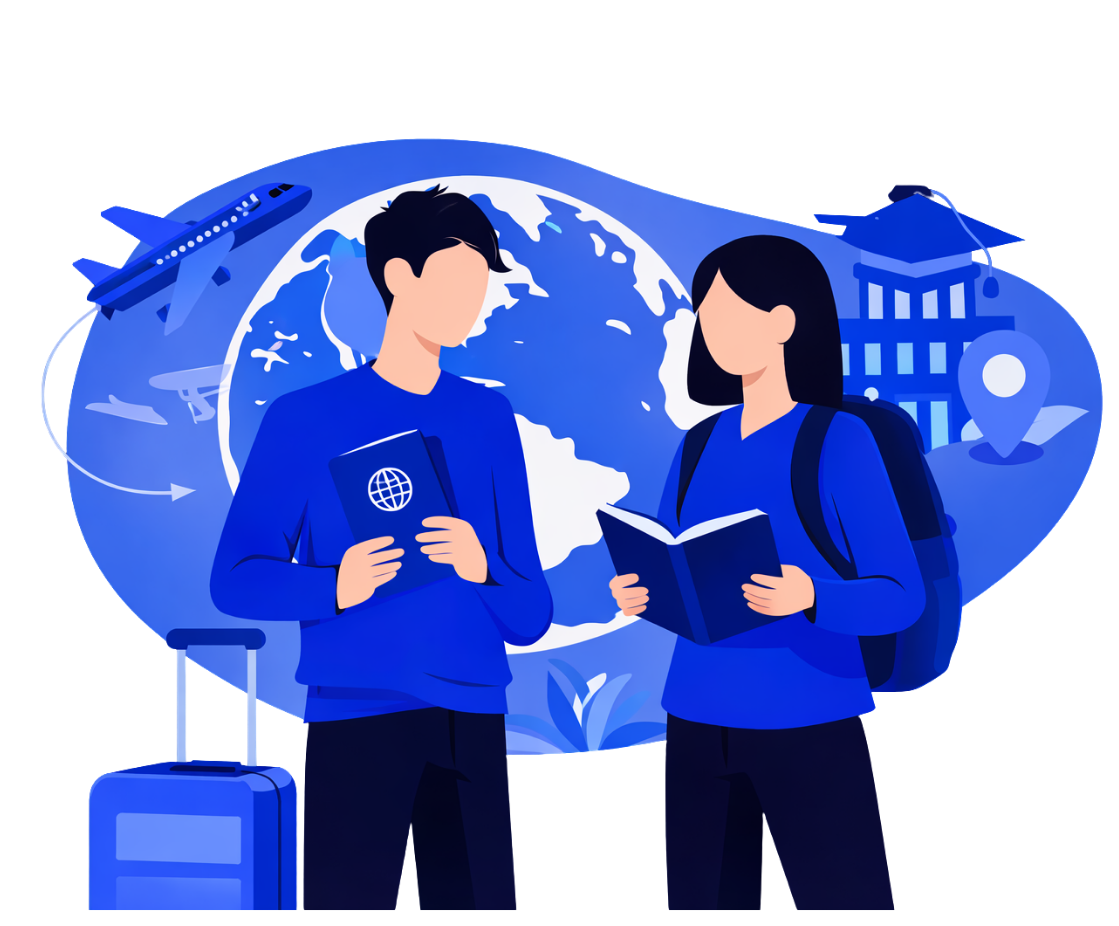 Study Abroad Illustration